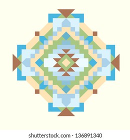 Invitation card with aztec design 1