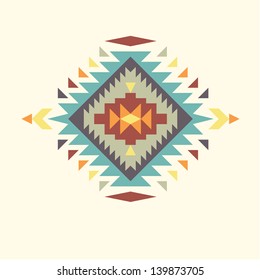 Invitation Card Aztec Design 4 Stock Vector (Royalty Free) 139873705 ...