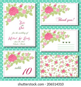 Invitation card with beauty flowers. Used for card, invitation card for wedding, birthday and other.