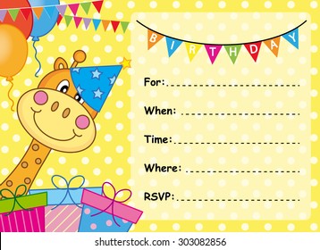 Invitation Card Birthday