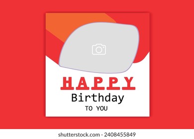 invitation card birthday social media post banner design