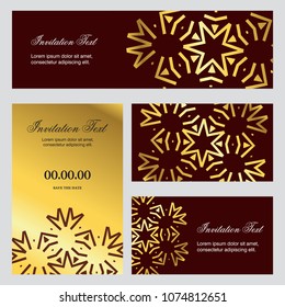 Invitation card creative design