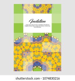 Invitation card creative design