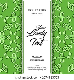 Invitation card creative design