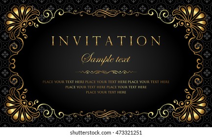 Invitation card design