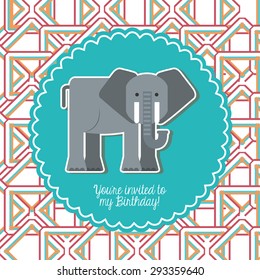 invitation card design, vector illustration eps10 graphic 