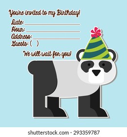 invitation card design, vector illustration eps10 graphic 