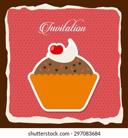 invitation card design, vector illustration eps10 graphic 