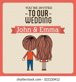 invitation card design, vector illustration eps10 graphic 