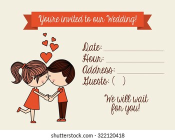 invitation card design, vector illustration eps10 graphic 