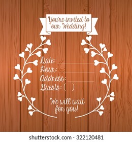 invitation card design, vector illustration eps10 graphic 