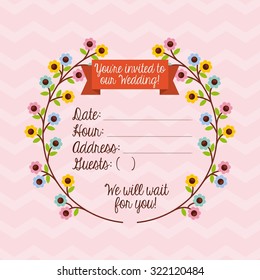 invitation card design, vector illustration eps10 graphic 