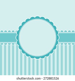 Invitation card design. Vector image. 
