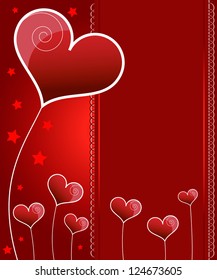 Invitation card design. Wedding card
