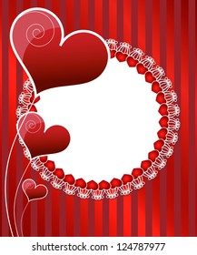 Invitation card design. Wedding card
