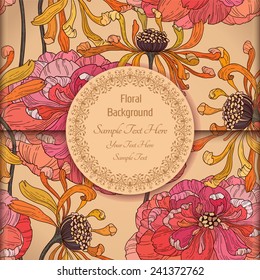 Invitation card. Envelope