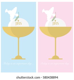 Invitation card for the first communion
