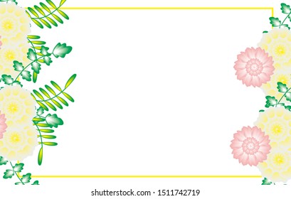 invitation card. greeting card. Floral Motifs