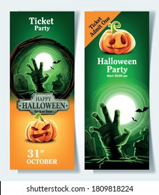 invitation card for halloween party