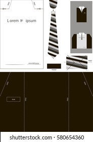 Invitation card for hand make assemble .Vector illustration.