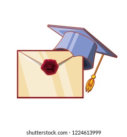 invitation card for hat graduation