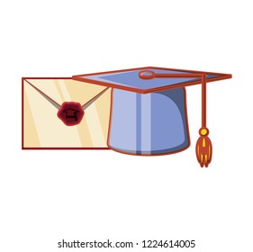 invitation card for hat graduation
