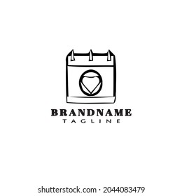 invitation card logo design icon modern vector