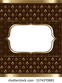 Invitation Card, Luxury decorative banner, Elegant line ornament pattern for background, textile, Printing,  Luxurious, Wallpaper, Geometric abstract seamless pattern. Simple geometric.