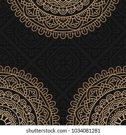 Invitation card with mandala.