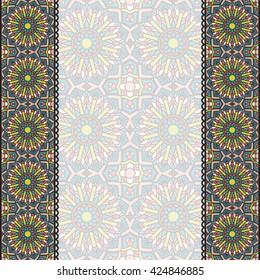 Invitation card with mandala.