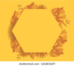 invitation card monstera proton purple, background tropical leaves plastic pink, flower frame monstera ufo green