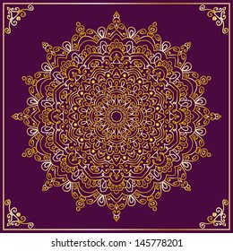 Invitation Card With Ornament