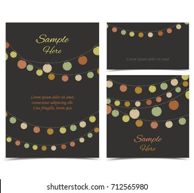 Invitation card, party celebration