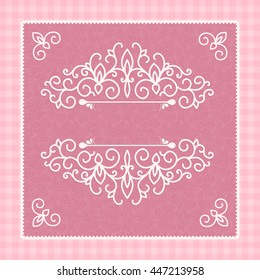 Invitation card Pink