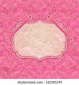 Invitation Card with Place for Text. Vector