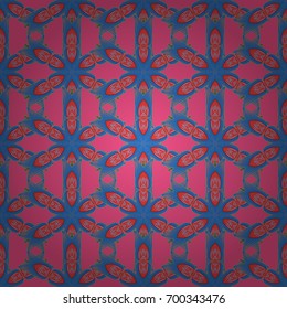 For invitation card, scrapbook, banner, postcard, tattoo, yoga, boho, magic, carpet, tile or lace. Decorative vector ornate colored mandala icon isolated for card, colored Mandala on a pink background