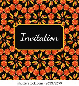 Invitation card template