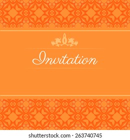 Invitation card template