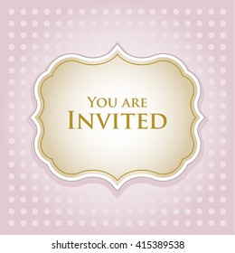 Invitation card template