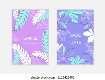 Invitation Card template design
