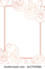 Invitation card template design