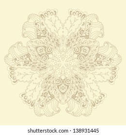 Invitation card. Template frame design for card.