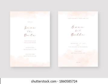 Invitation card template. Set of wedding invitation card template design. Vector decorative design background. - Powered by Shutterstock - Get 15% off with code: PIKWIZARD15