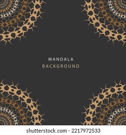 plantillas de tarjetas de invitación con estampado dorado y cristales color de fondo mandala de lujo con un patrón arebesco dorado estilo árabe islámico oriental. mandala decorativa de estilo ramadán, pancarta de volante