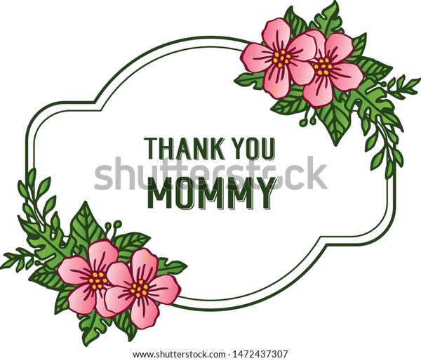 Invitation Card Thank You Mommy Artwork Stock Vector Royalty Free Invitation Card Thank You Mommy Artwork Stock Vector Royalty Free