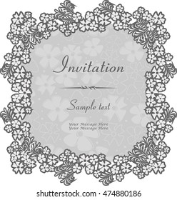 Invitation card. Use for wedding invitations, birthday cards, party decorations, invitation cards, cover, greetings, label stickers and so much more
