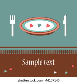 Invitation card - vector
