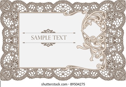 invitation card vector