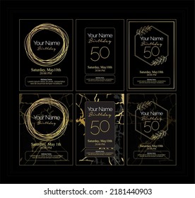 Invitation card vector. Classic luxury vintage card design for VIP invitation, invitation gold, Fancy party event, Save the date card and thank you card. Vector illustration.