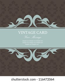 Invitation card. Vector illustration